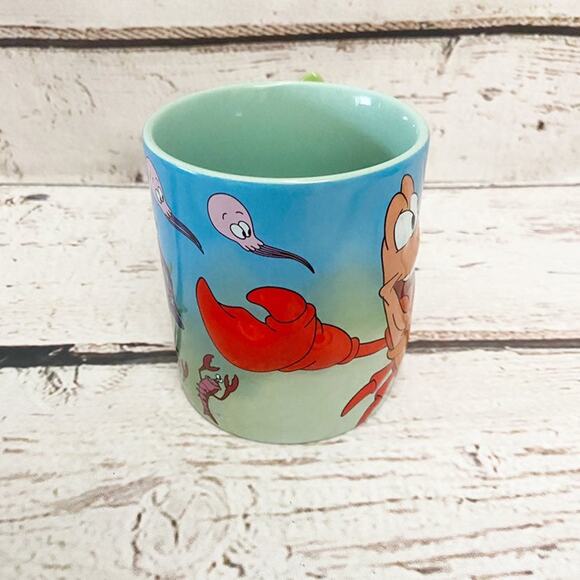 DISNEY Vintage The Little Mermaid 3D Vintage Sebastian Mug - Picture 5 of 8